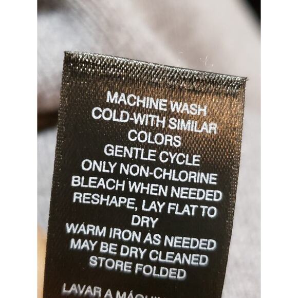 White House Black Market Womens Gray Mock Neck Long Sleeve Knee Length Dress XXS - Picture 9 of 11